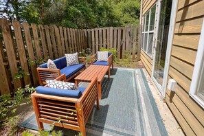 Dine and chill in the garden are