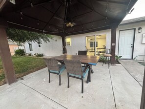 Covered Patio to relax outside