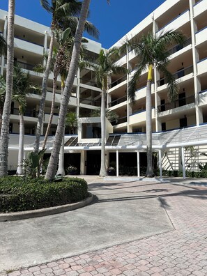 Building exterior.