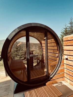 Panoramic sauna