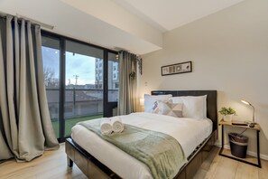 Second bedroom offers a comfortable full sized bed