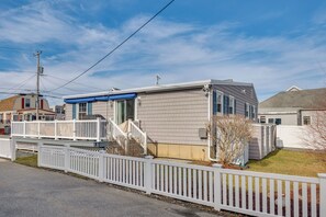 Cottage Exterior | Seasonal Deck | Gas Grill | Fenced Yard