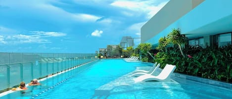 Rooftop pool