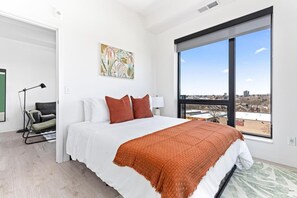 You’ll feel enveloped in warmth in this charming room with its rich wood accents and inviting bed. Wake up refreshed, surrounded by rustic coziness, and enjoy the perfect mix of comfort and natural vibes