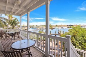 Watching boaters coming and going from your porch
