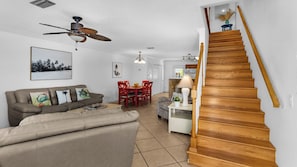 Woodland Shores 11 - Living Area into Upstairs