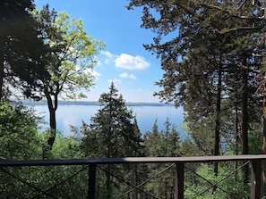 Blick von der Unterkunft