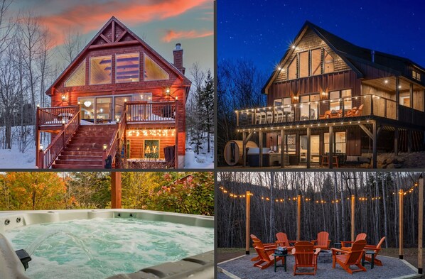 Welcome to Hideaway Havens, 2 gorgeous chalets 2 mins apart on a private street 