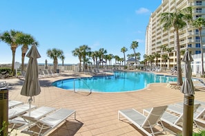 Dive into relaxation with our sparkling pool, just steps from the sandy beach.  Unwind and soak up the sun in paradise.