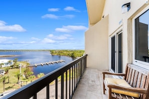 Enjoy the peace of Lake Powell from your master bedroom.