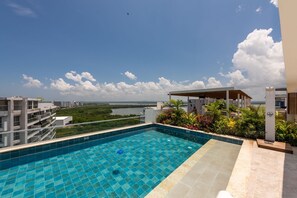 Rooftop pools