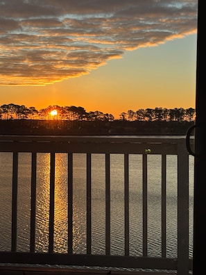 Spring sunrise from Master Bedroom.
