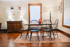 Dining room off the living room
