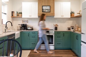 Perfect kitchen for family meals.
