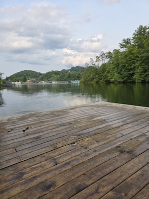 Private 16x16 swim platform dock