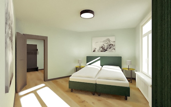 Schalfzimmer / Doppelbett