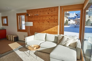 Livingroom with a bed sofa (140x200)