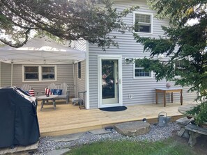 Private Deck area with Weber Grill 