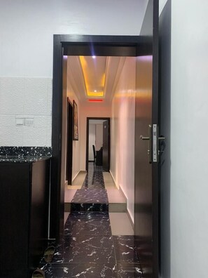 Interior entrance