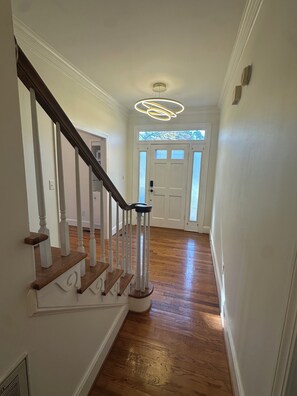Hallway to front entry