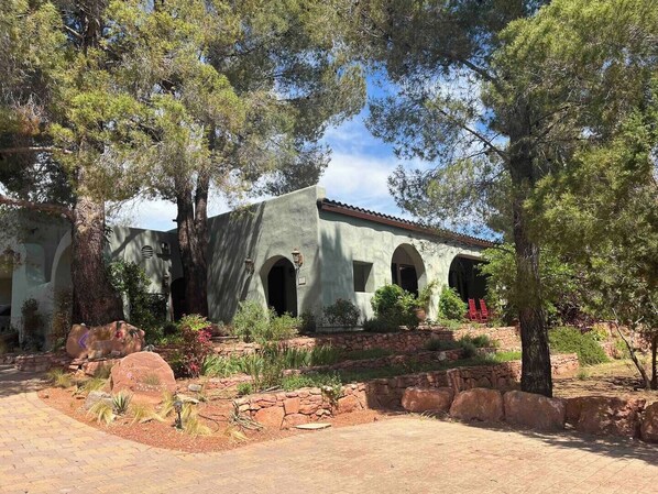 View of entry from parking area
