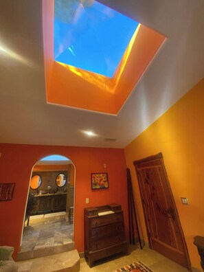 Awesome skylight…sleep under the stars…