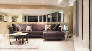 Living room night view