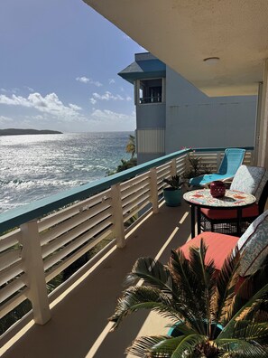 Another view of the patio 
