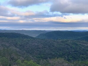Wake up to endless hill country views and peaceful skies-nature's beauty right outside your window.
