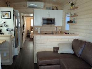 Caboose Kitchen & Living room