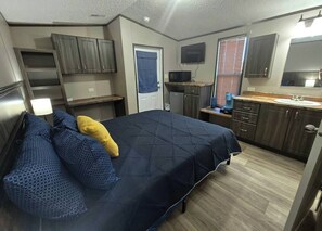 Queen Bed - Kitchenett
