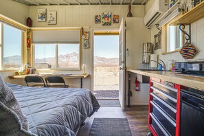 Unit Interior | 2 Tiny Home Cottages | Mini-Split A/C Units | Free WiFi
