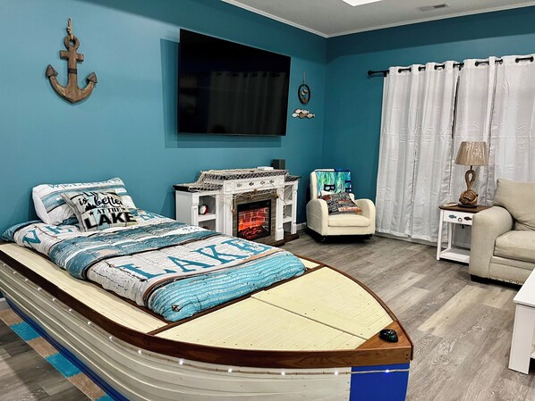 Living room boat bed