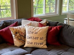 Life IS better at the river. Ahhhhh.