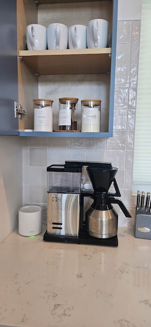 Kaffe och/eller kaffebryggare