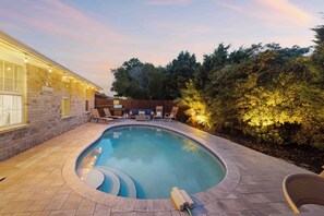 Spend time with the family in your private pool!