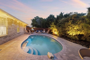 Spend time with the family in your private pool!