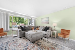 Comfortable living room space, designed for relaxation and socializing with family and friends