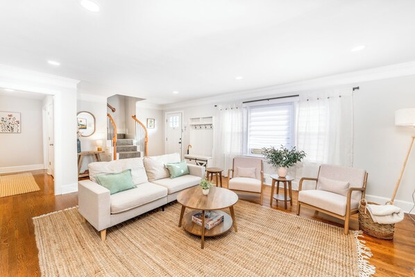 Living Room with Fireplace