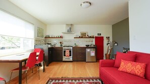 Seating area with view