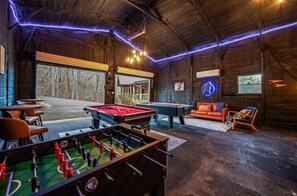 Foosball, Pool Table, Shuffleboard, and Air Hockey!!