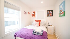 Cozy bedroom for little travelers
