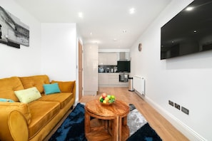 Cozy Living Room with internet and smart TV