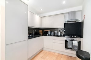 Kitchen- ready for you to cook your own meals and coffee station
