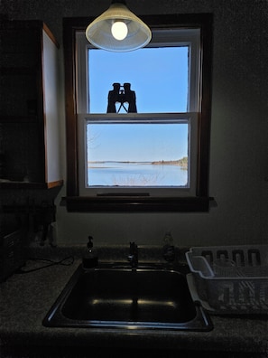 Kitchen sink view