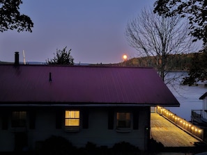 Evening full moon