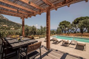 Schwimmbad des Ferienhauses