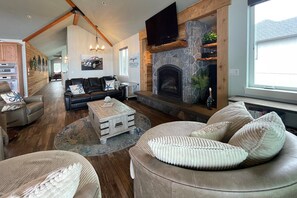 Watch a movie or curl up next to the fire for an evening in.
