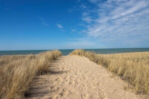 Path to Lake Michigan Beach