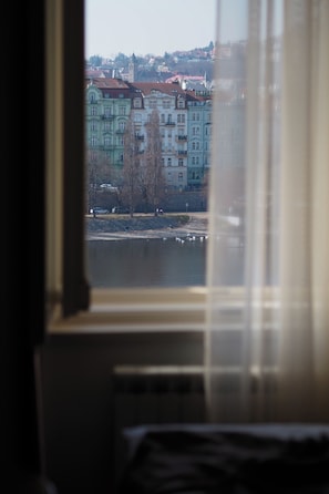 Stadsutsikt från boendet